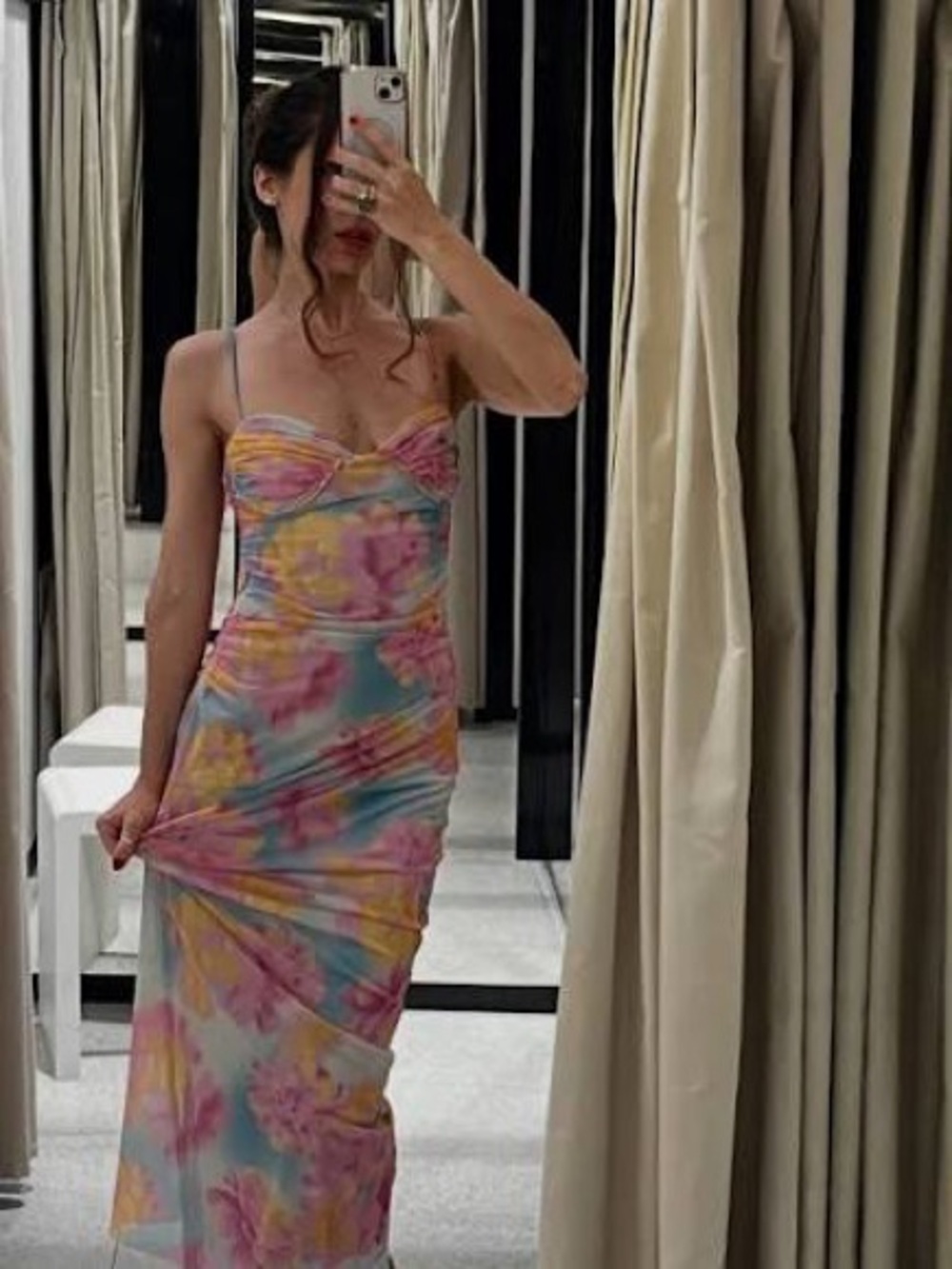 Zara tulle midi dress